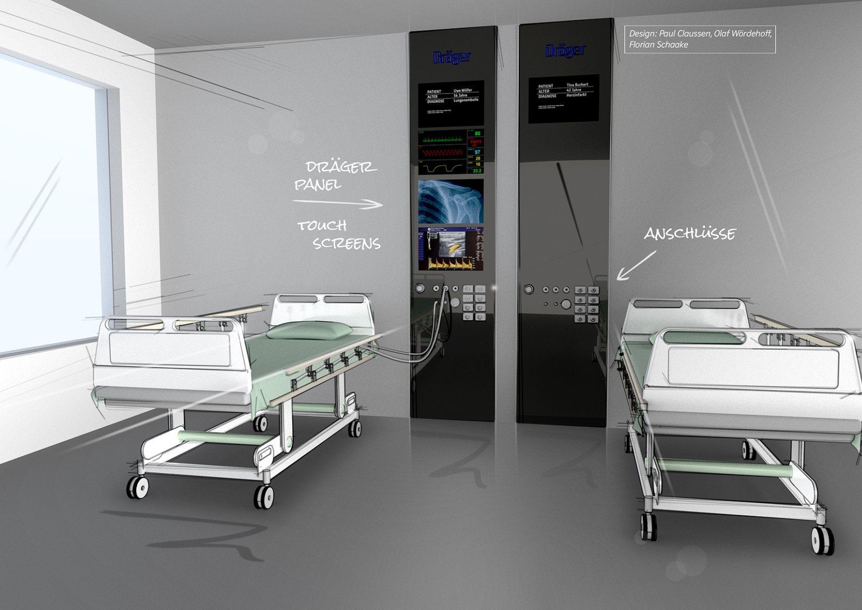 Albis & Drägerwerk: Das Krankenhauszimmer der Zukunft - 