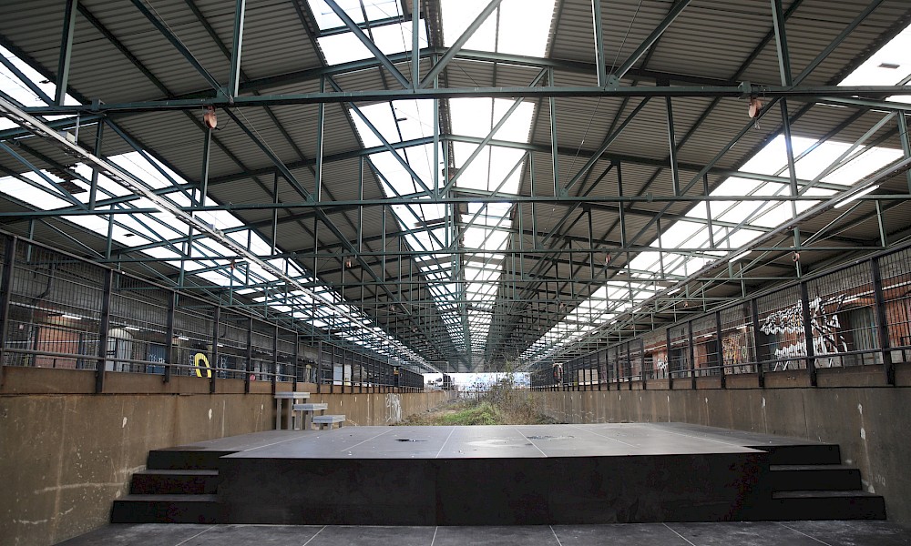 Testfelder und Eventflächen in der alten Gleishalle im Oberhafen zu vermieten