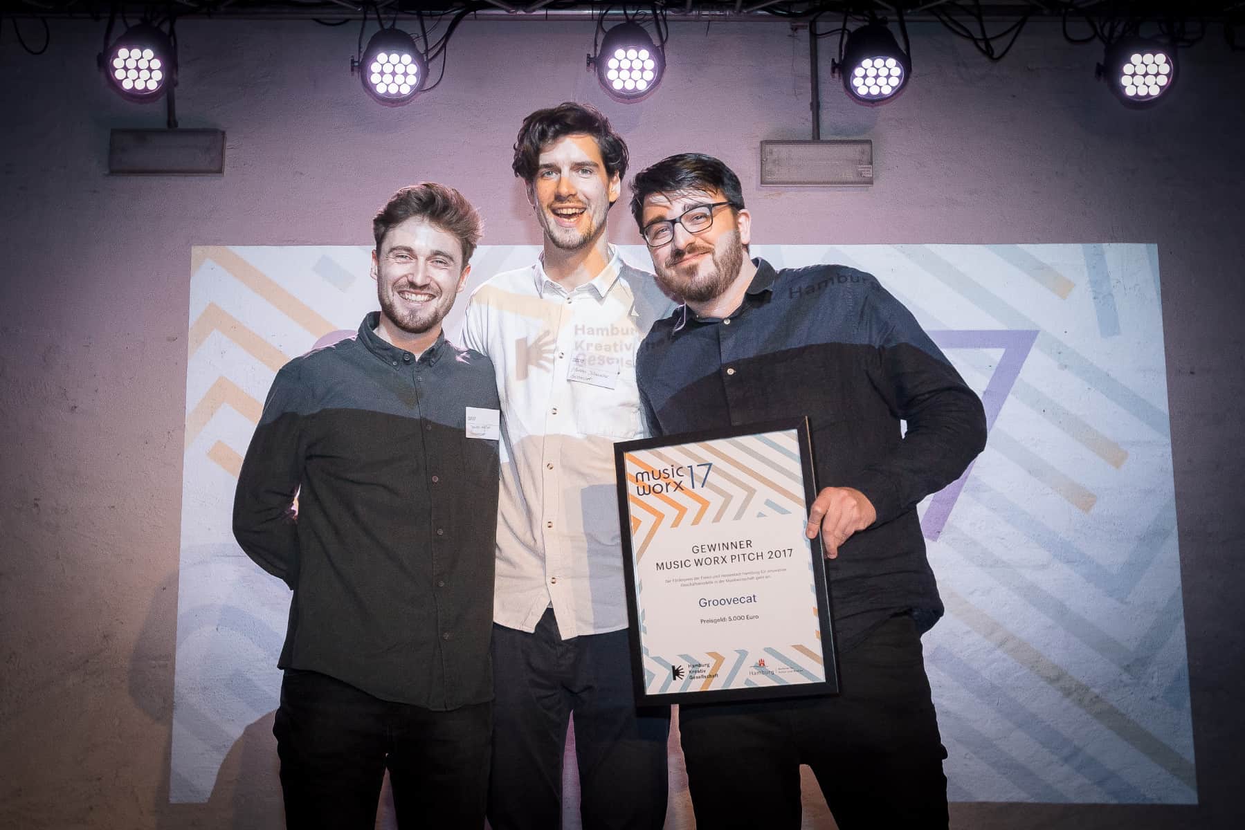 Groovecat mit dem Music WorX Gründerpreis 2017 ausgezeichnet - 